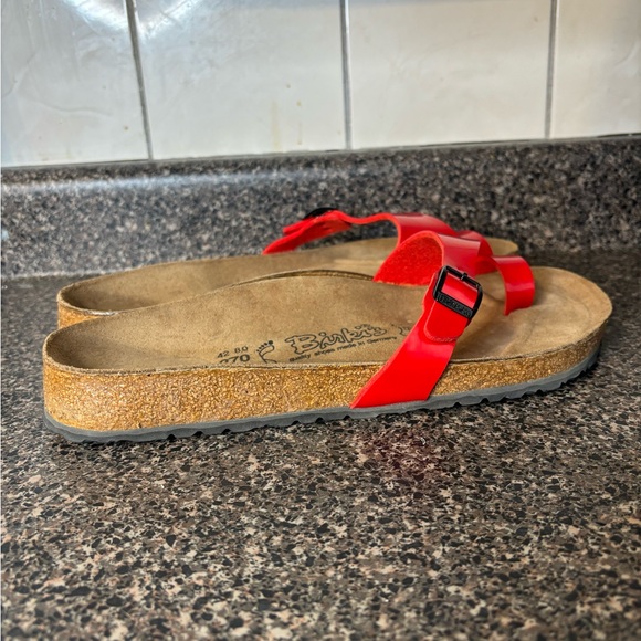 Birkenstock Birkies Majestic Red Like New Sandals Size Women’s 11 / M9 / EUR 42 - Picture 3 of 13